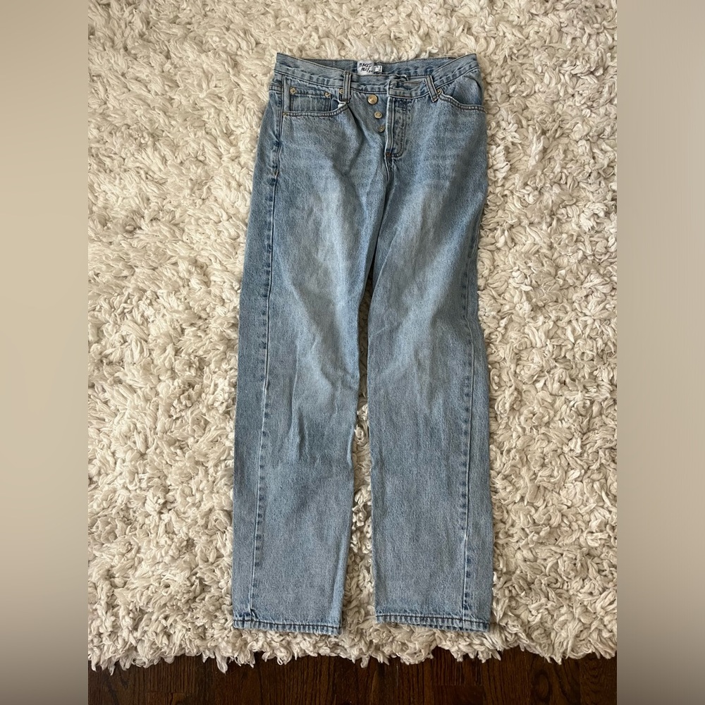 Size 4 Princess Polly boyfriend high rise jeans
